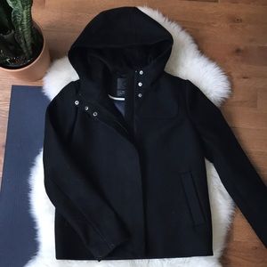 JCrew Melton Wool Car Coat